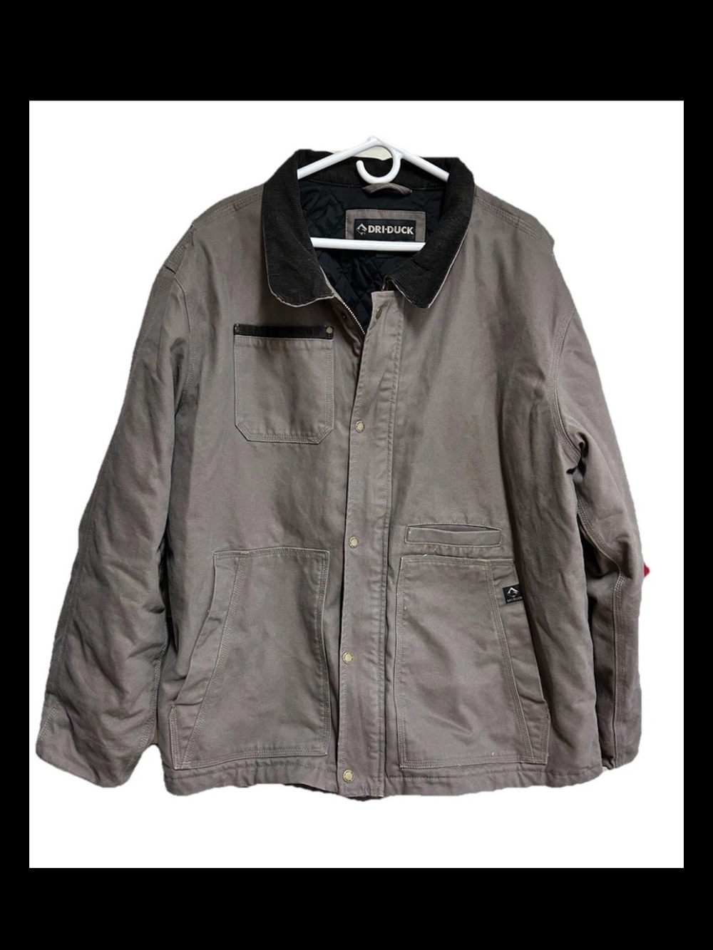 Dri-Duck Rambler Jacket  Size 2XL Canvas Work Barn Outfoors Gray